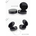 AG-JH-CP-0435 AGPM Cosmetics Packing Plastic Custom Two-layer Cycloid Flip-cap Finishing Powder Container